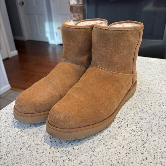 UGG  Brown Suede Boots - Picture 5 of 8